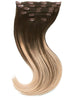 Balayage 220g 22" Hair Extensions #2 Dark Brown/ #18 Dirty Blonde