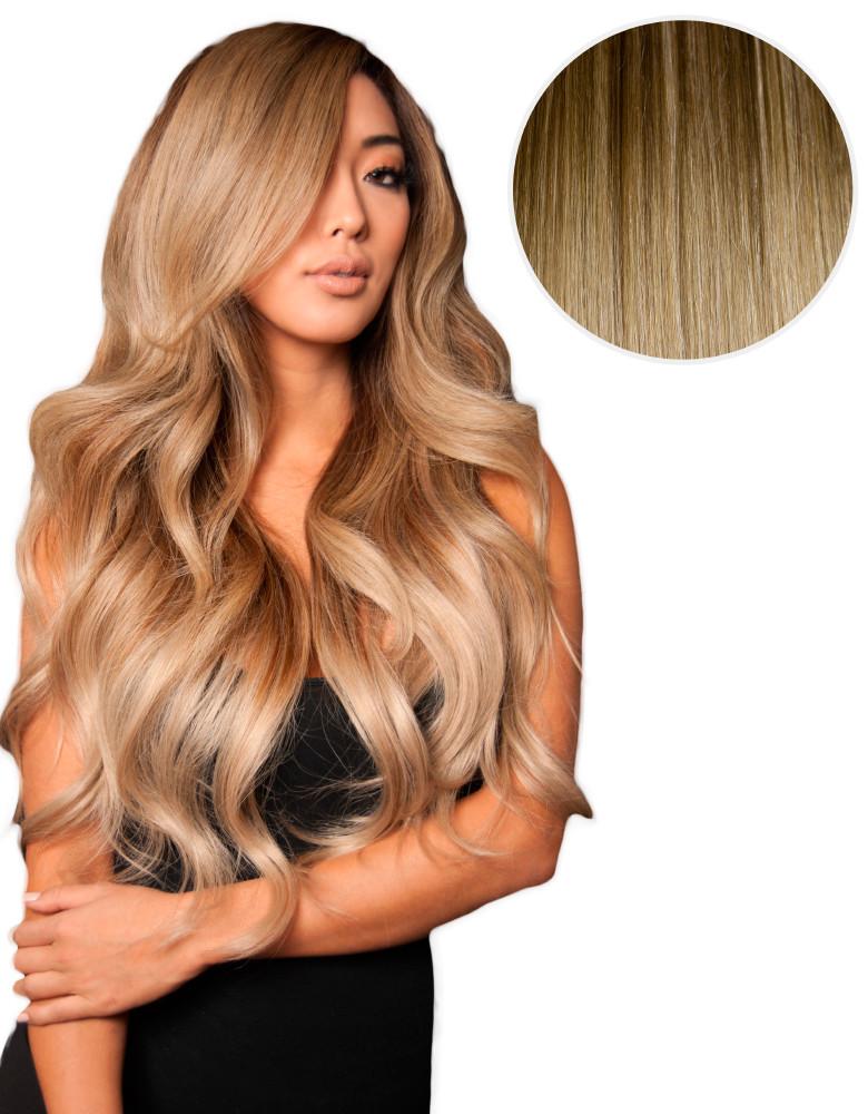 Balayage 160g 20" Hair Extensions #4 Chocolate Brown/ #18 Dirty Blonde