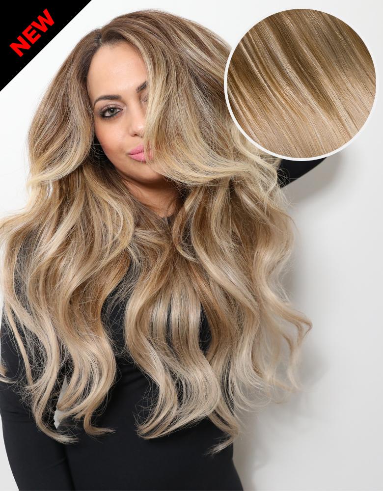 Balayage 160g 20" Hair Extensions #17 Cool Brown  / #18 Dirty Blonde