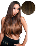 Balayage 160g 20" Hair Extensions #1C Mochachino Brown/ #4 Chocolate Brown