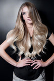Balayage 220g 22" Hair Extensions #8 Ash Brown/ #60 Ash Blonde