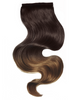 BELLAMI It's A Wrap Ponytail 16" 80g Balayage Off Black / Chocolate Brown (#1B/4) Human Hair