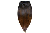 Balayage 160g 20" Hair Extensions #1C Mochachino Brown/ #4 Chocolate Brown